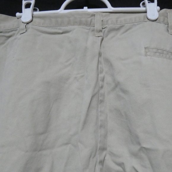 Khaki Casual Shorts | size 34 | 100% Cotton - Picture 9 of 13